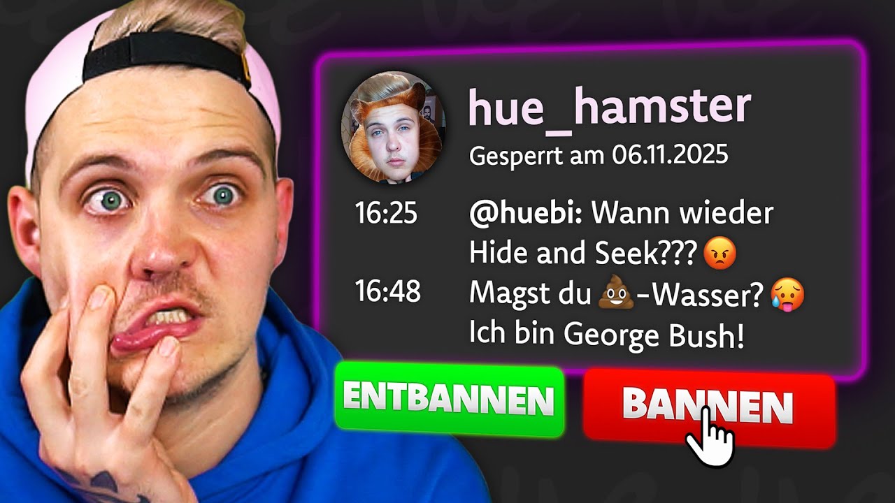 Huebi verzweifelt an euren SCHLIMMSTEN Entbannungsanträgen JEMALS!