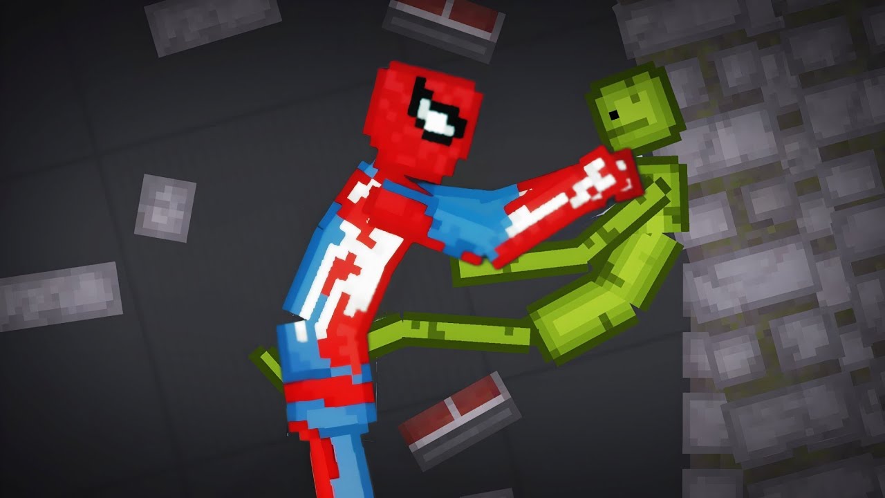 Crazy Melons vs Spider Man in People Playground | 1