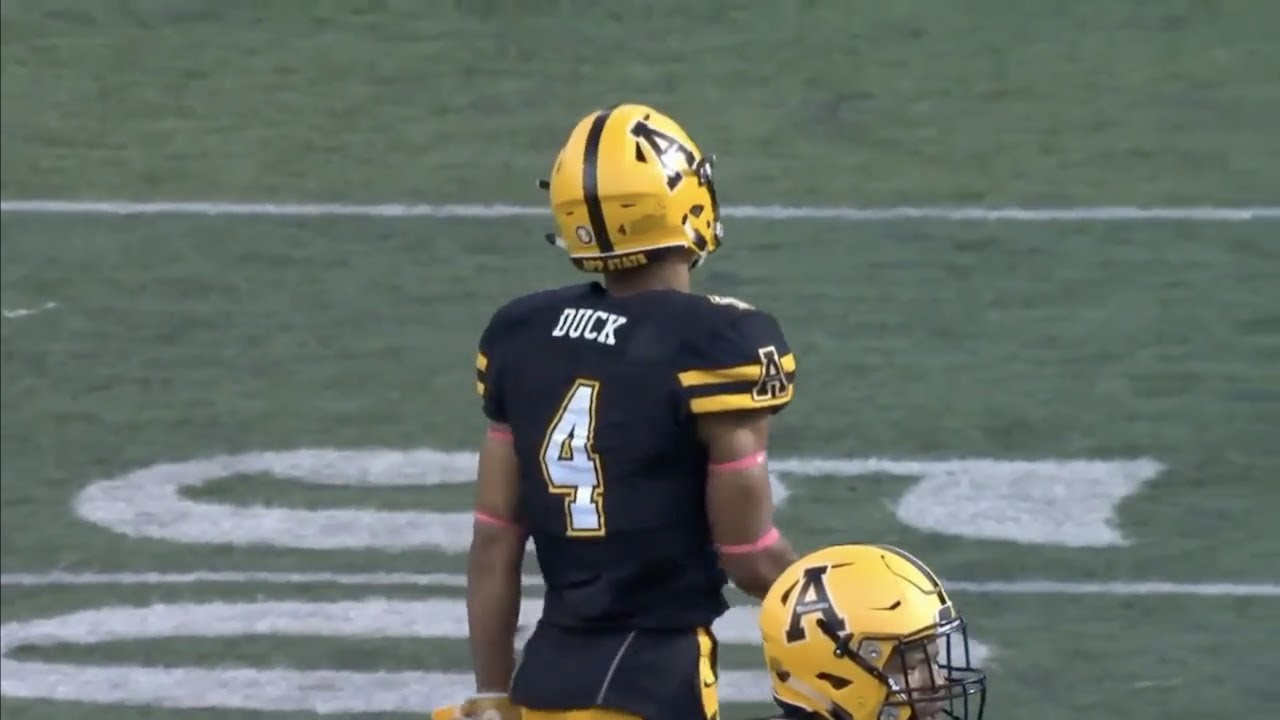 Clifton Duck (Appalachian State DB #4) Vs. New Mexico State 2017