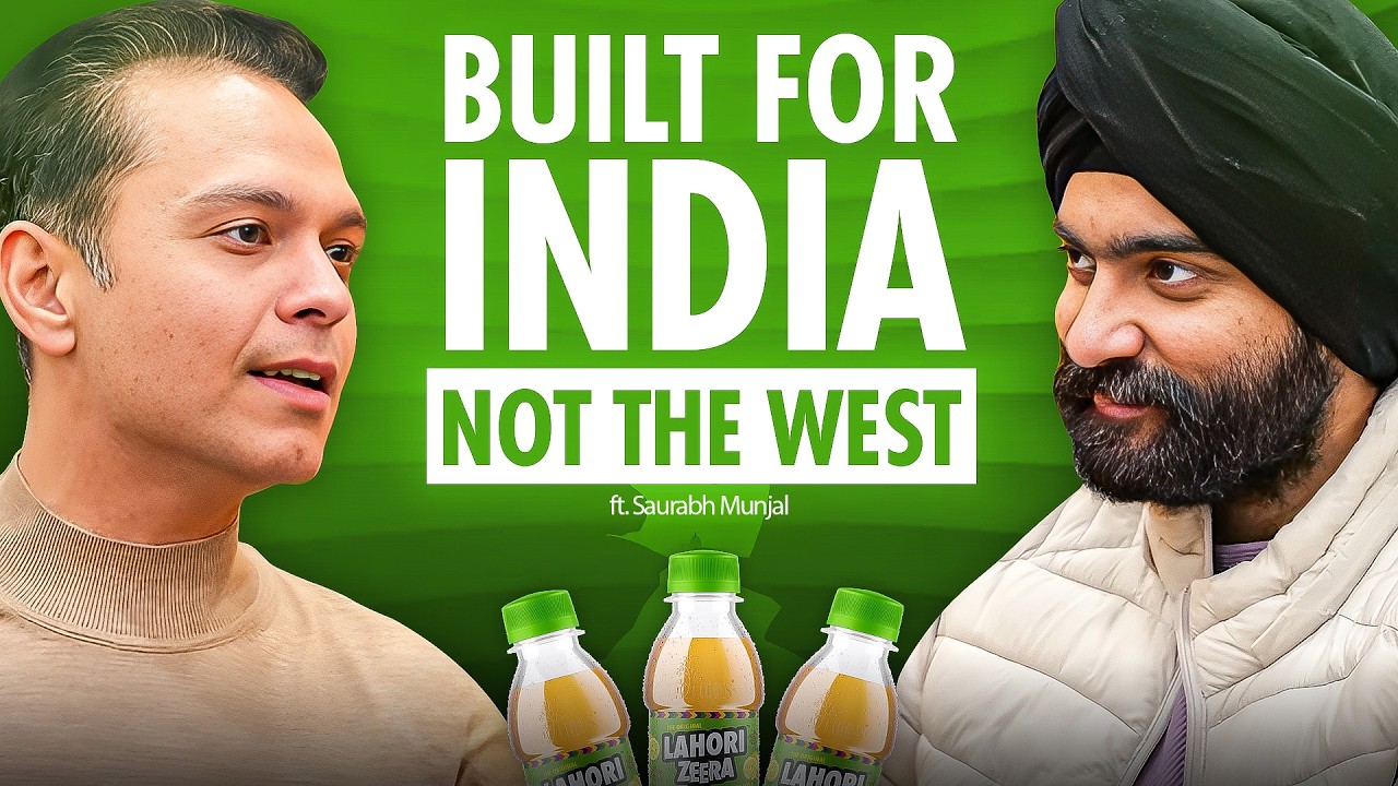 How Lahori Zeera Built a ₹500 Cr Beverage Brand Taking On Coca-Cola | Saurabh Munjal