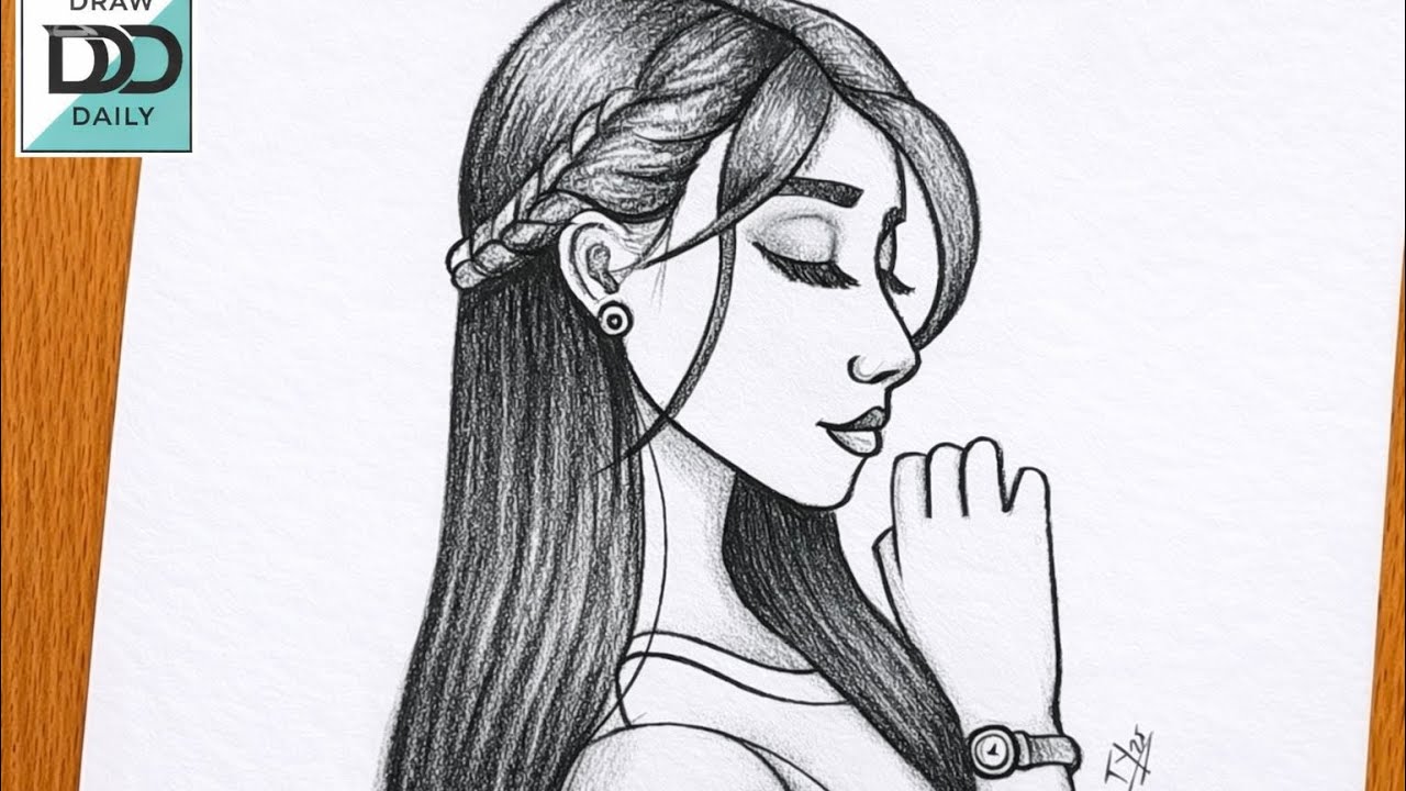 How To Draw a Beautiful Girl Step By Step 