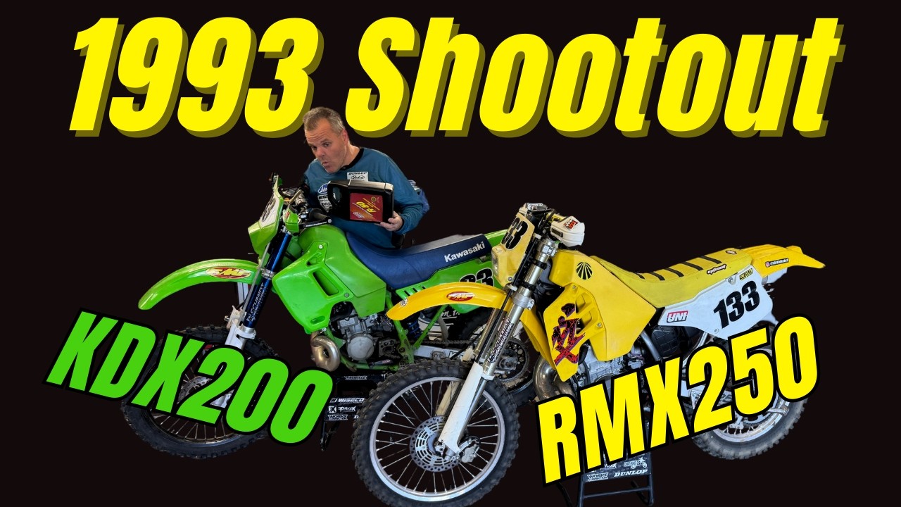 1993 KDX200 vs RMX250 Shootout – Which Old-School 2-Stroke Wins? 🏆