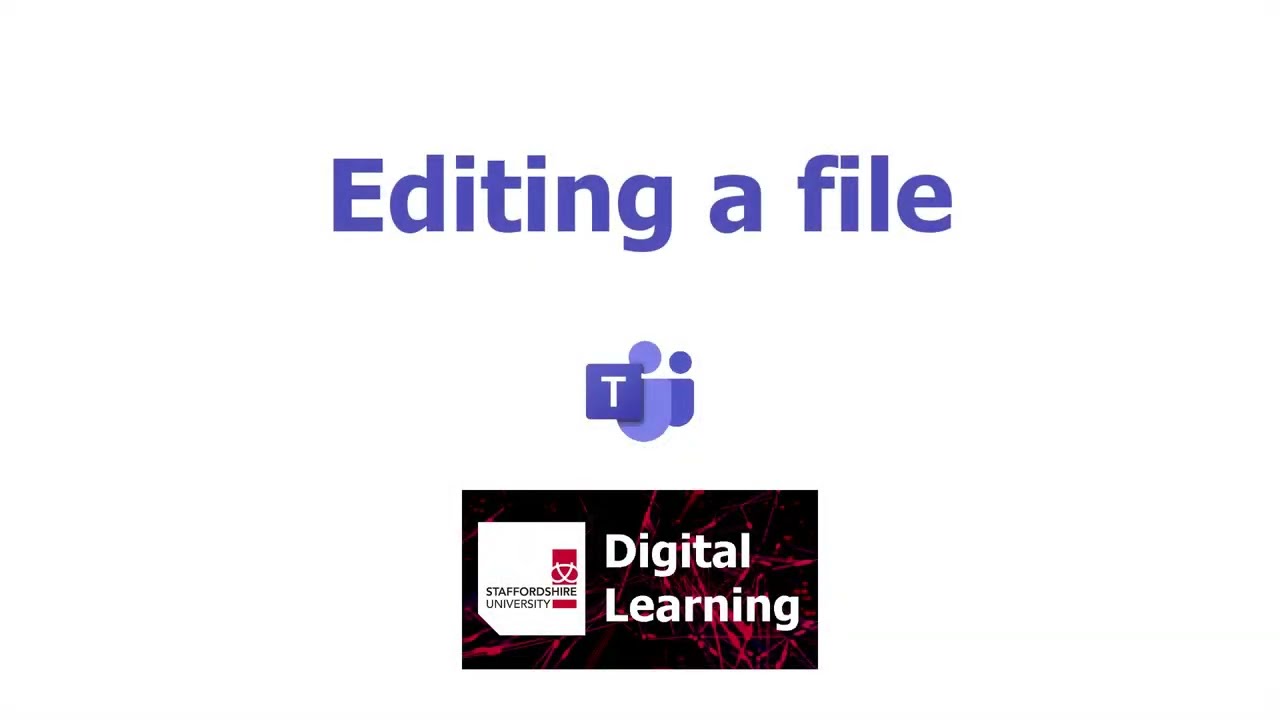 Microsoft Teams Tutorial - Working in a Team - Editing a File - 11