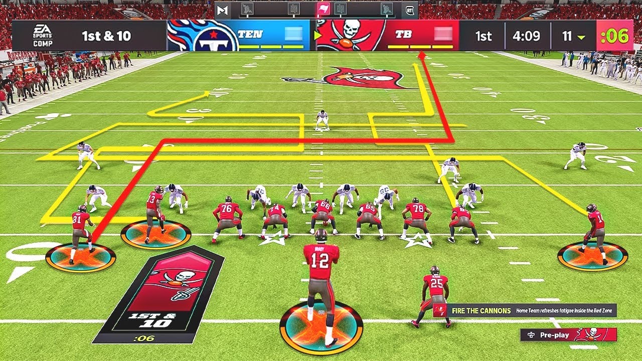 Tom Brady makes his own plays in Madden 22, most OP ability ever! Road To #1 Ep 12