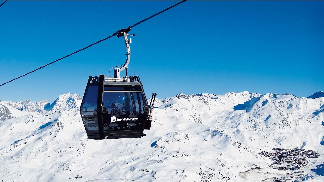 LEITNER in France - the GD10 POINTE DE LA MASSE in Les Trois Vallées