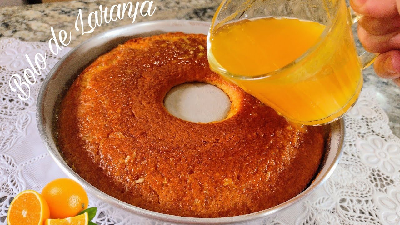 Se &eacute; um BOLO DE LARANJA &uacute;mido e FOFINHO que vc procura, ACHOU