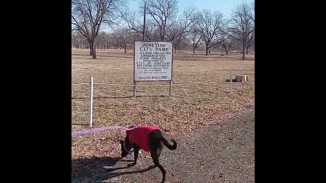 City Park in Junction, Texas