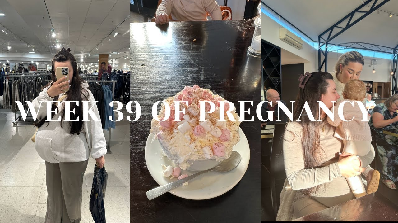 WEEK 39 OF PREGNANCY - PARTIES, A SWEEP & THE DAY BEFORE HE ARRIVED!!