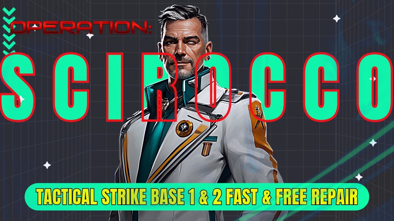 War Commander: Scirocco Tactical bases 1 & 2 (Fastest Way, On Map Free Repair)