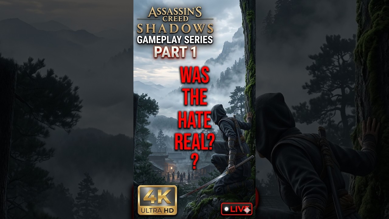 Assassin’s Creed Shadows LIVE 🔴 | Is It REALLY That Bad in 2026? ( 5070 Ti 4K Ultra) – Ep 1 Vertical