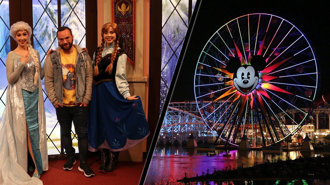 RENCONTRE AVEC ANNA ET ELSA à CALIFORNIA ADVENTURE
