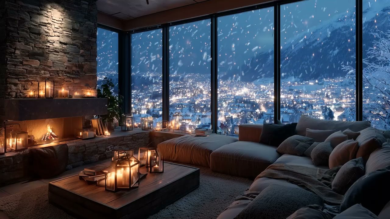 Emotional Cozy Piano Night – Soft Winter Keys for Deep Sleep & Healing