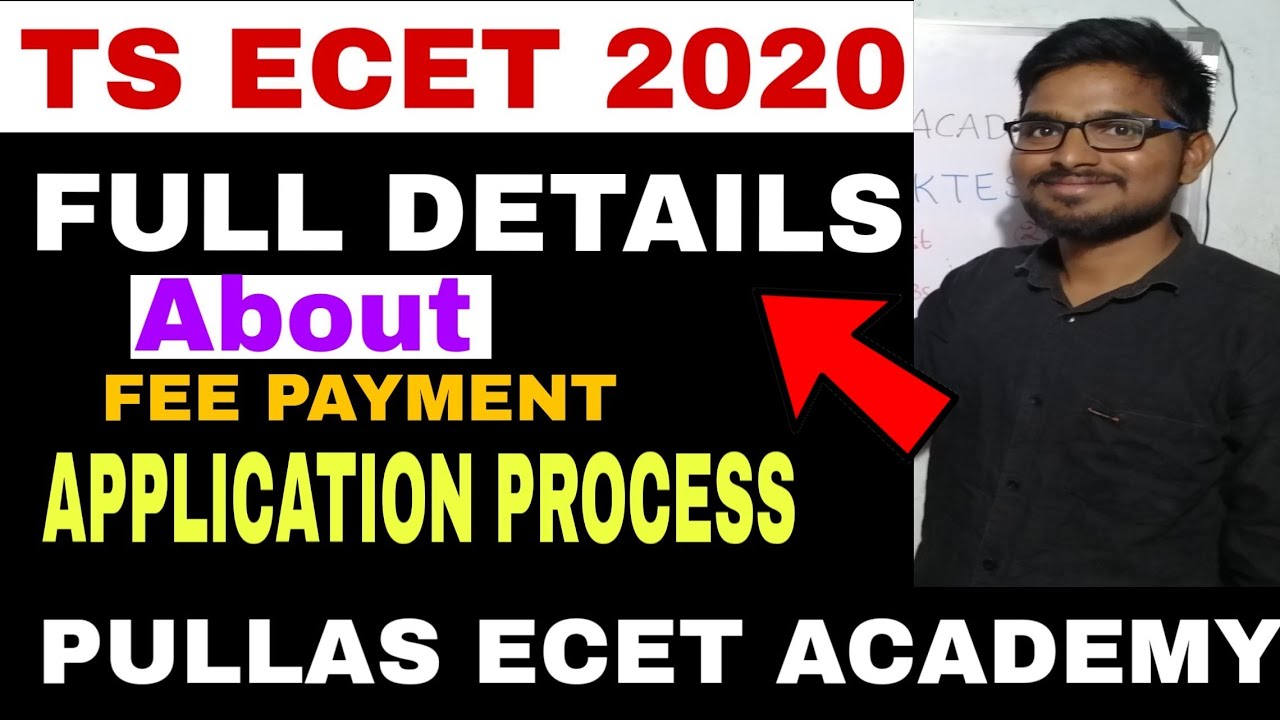 TS ECET application  DETAILS||ECET 2020||PULLAS ECET ACADEMY||TS ECET