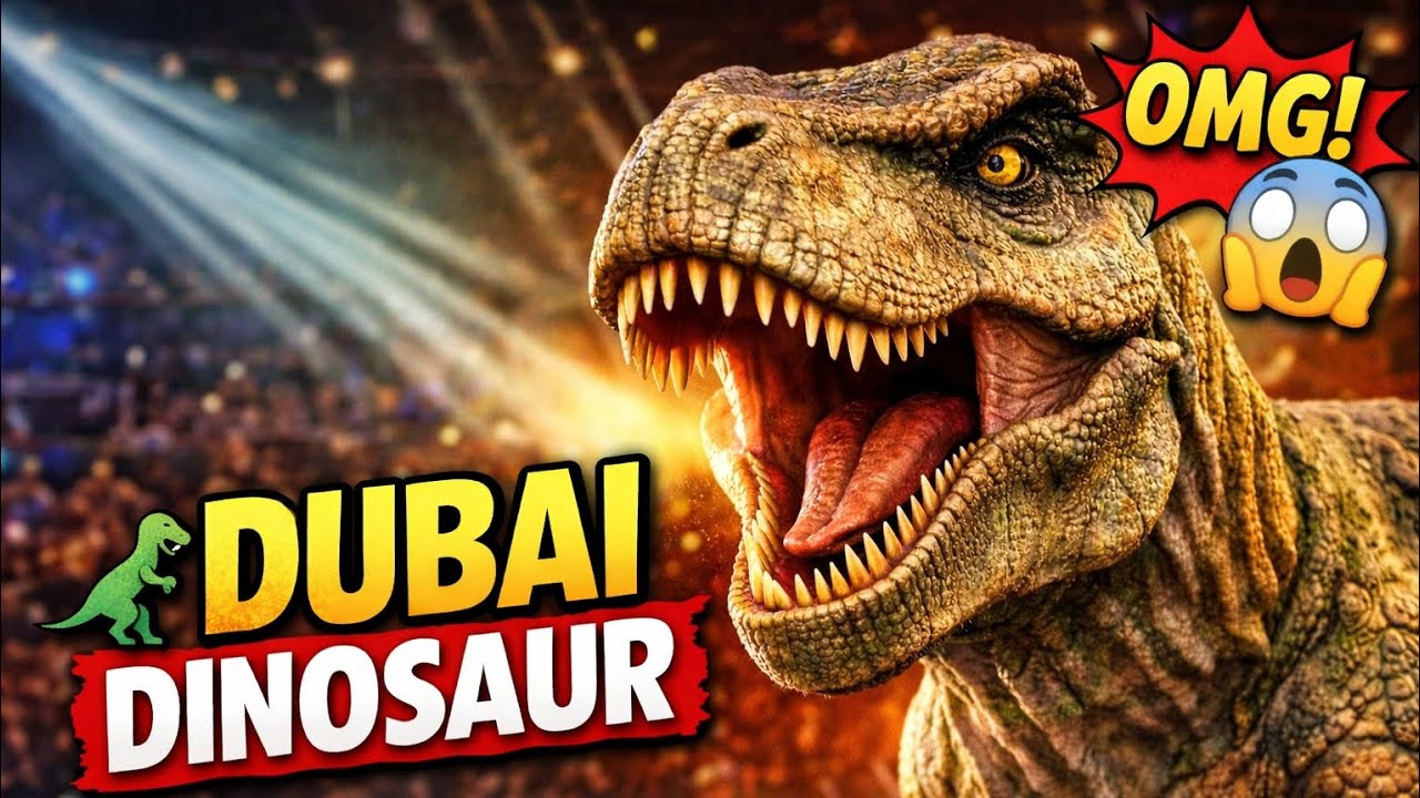 🦖Dinosaur-Themed Show in Riverland Dubai | Family Entertainment