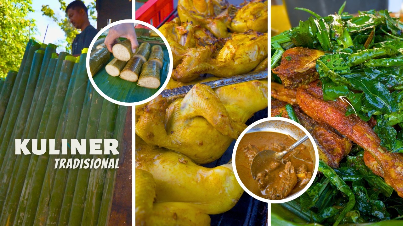 HAMPIR LEBARAN! Pasar Ramadhan Banda Aceh Tetap Rame, Lemang Bambu Ludes dalam Sekejap!