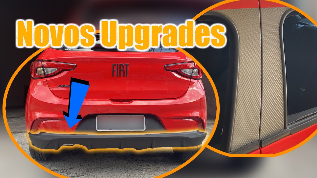 NOVOS UPGRADES FIAT ARGO 2020 - COLUNA + SPOILER