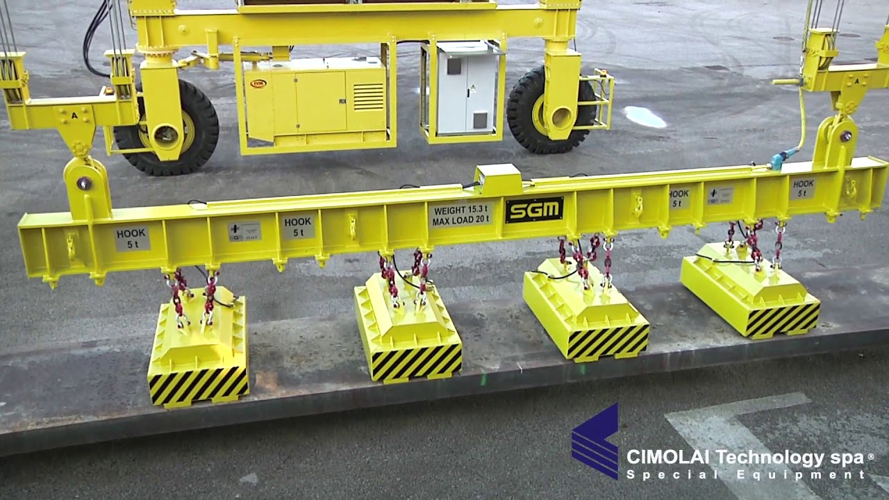 Straddle Carrier - MST 36 tons| 360&deg; Flexibility by Cimolai Technology