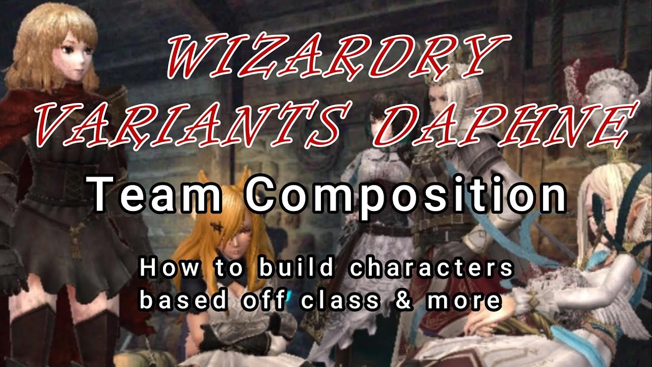 Как создать команду (состав команды) — варианты Wizardry Дафна
