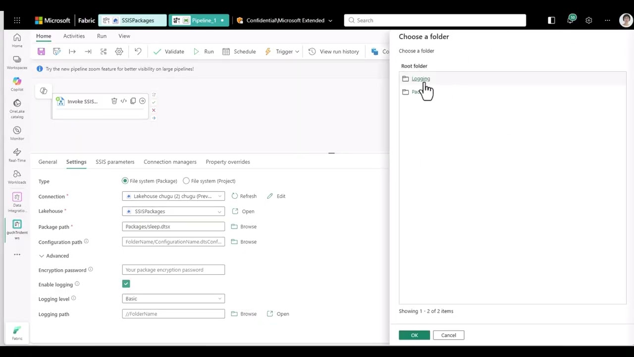 Представляем вашему вниманию предварительную версию SSIS в Fabric Pipelines.