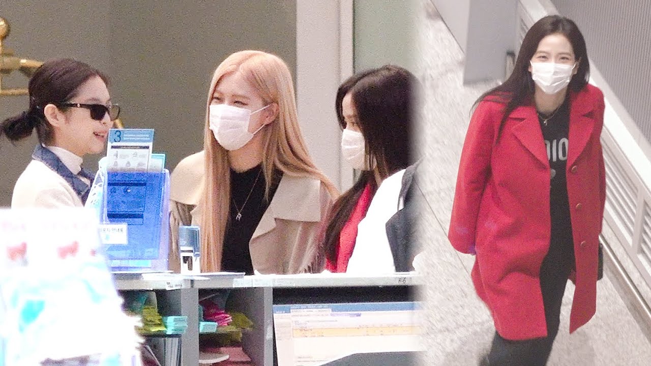 200221 블랙핑크(BLACKPINK) 출국｜인천공항 · 비몽