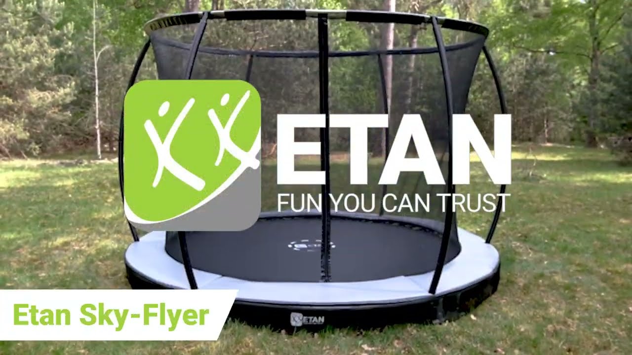 Etan Sky-Flyer trampolines - European inground trampolines with net - Etan Trampolines