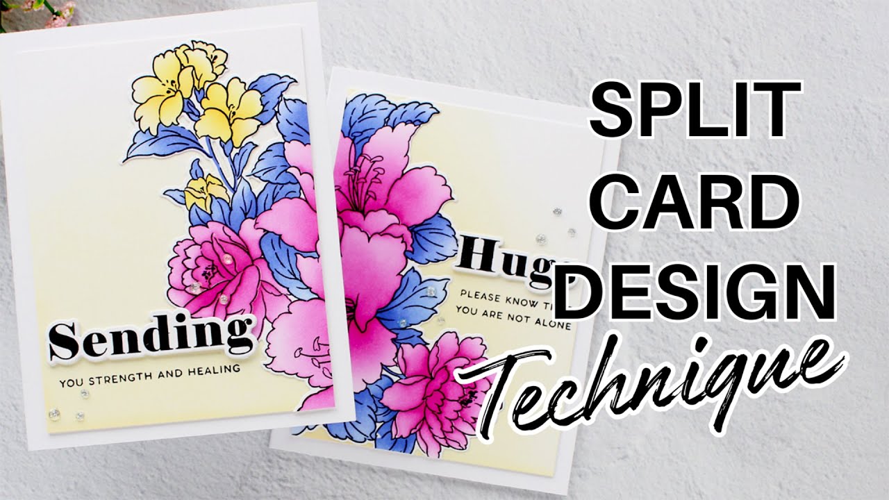 Split Card Design: Altenew July 2023 Marvelous Monthly Series Blog Hop