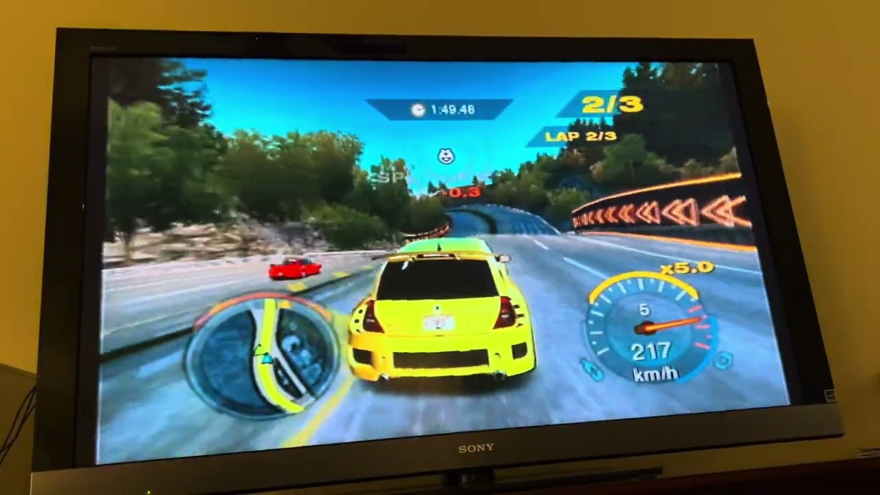 Need For Speed Undercover PS2 Lap Knockout Silver 4:30.58 
