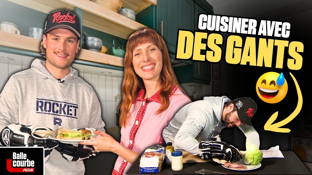 Le Rocket de Laval cuisine… avec des GANTS !?