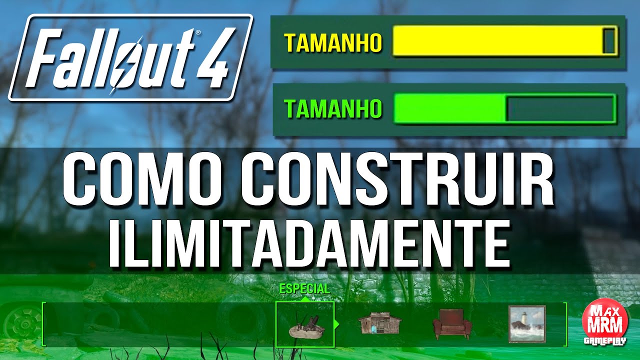 FALLOUT 4 - COMO CONSTRUIR ILIMITADAMENTE ( Aumente o Tamanho do Assentamento )