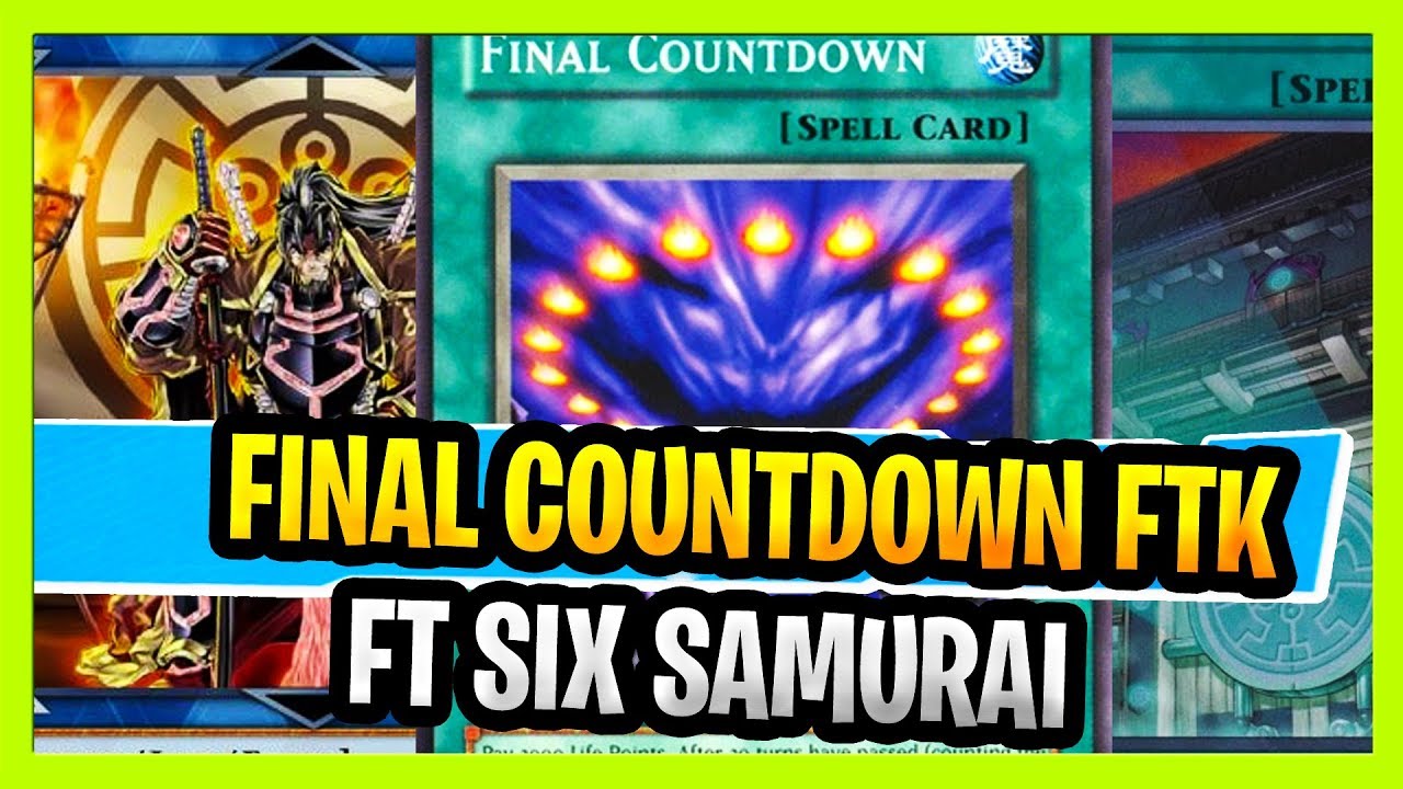 FINAL COUNTDOWN FTK! Ft Six Samurai Link Monster Gateway is OP Yugioh FTK Duel With Deck Profile