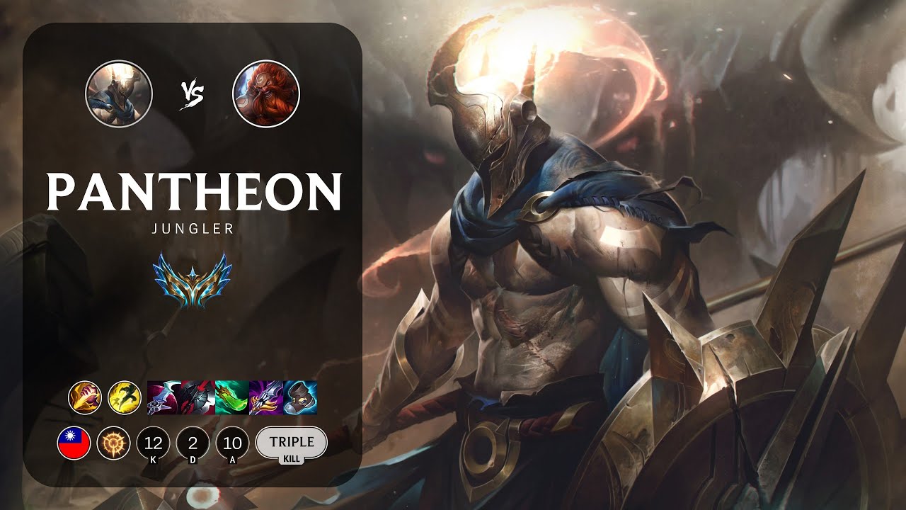 Pantheon Jungle vs Gragas - TW Challenger Patch 14.1