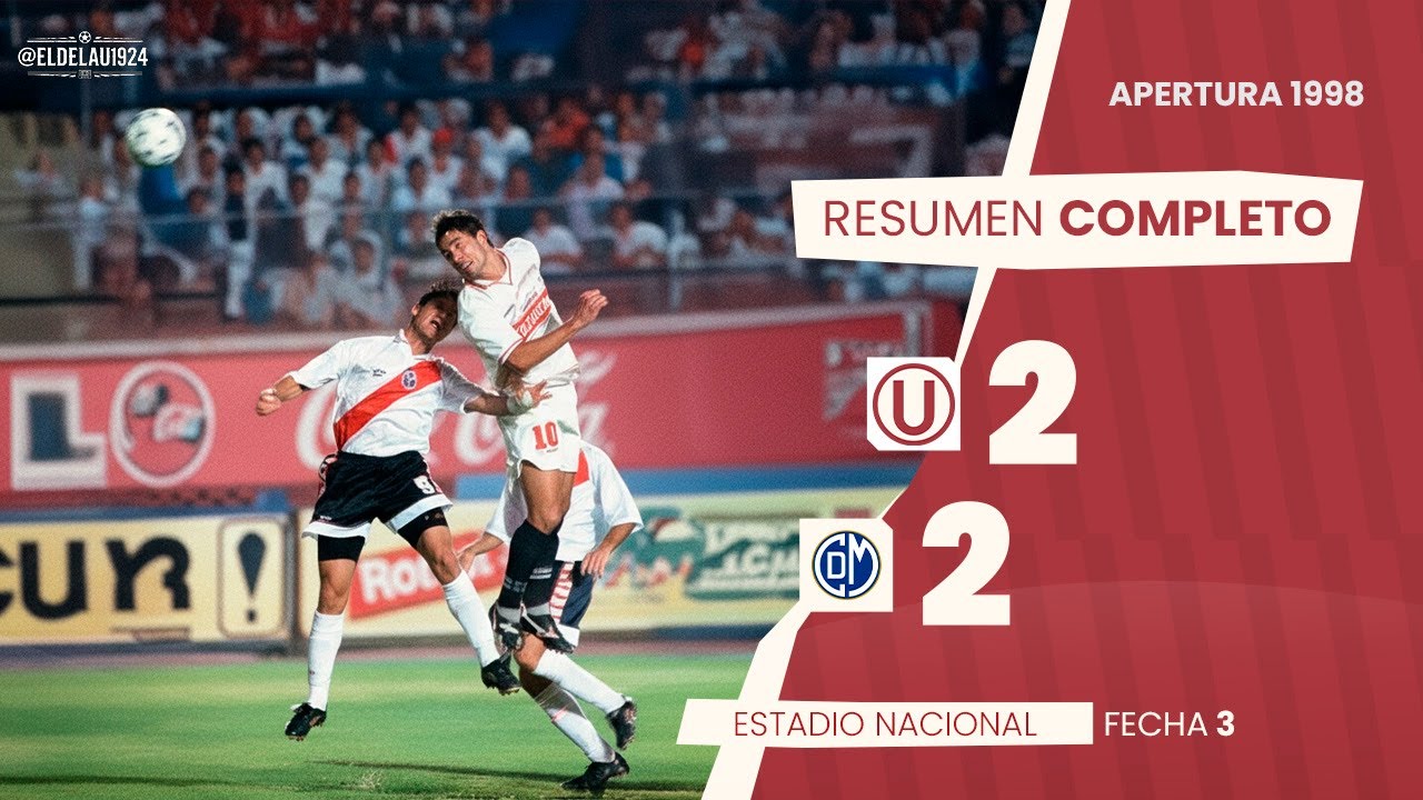 Universitario vs Municipal | Resumen | Fecha 3 - Apertura | 1998 ⚽🎞