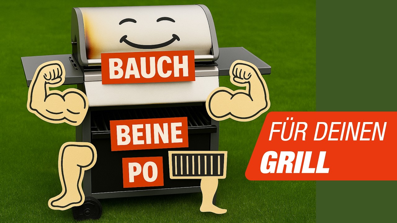 Grill reinigen kinderleicht. 💪 Bauch, Beine, Po – für deinen Grill! 💑 Grillrost sauber. Profitipps!