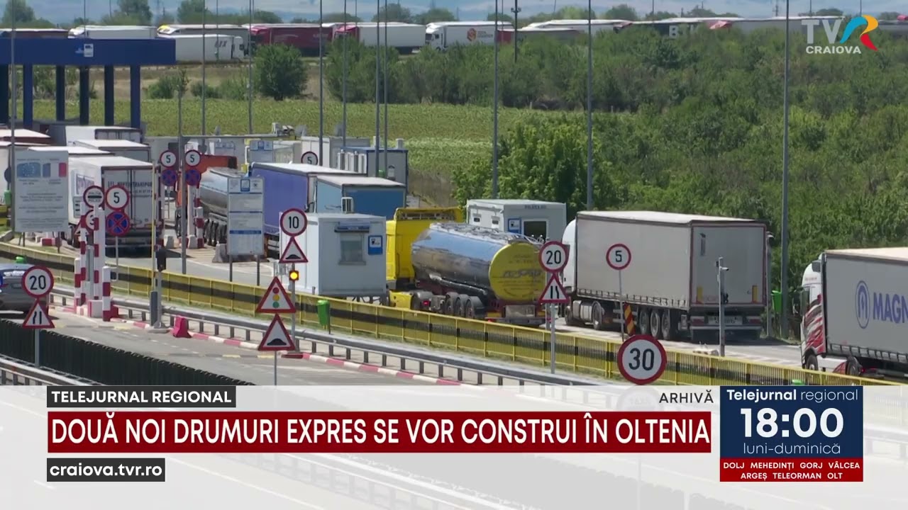 DOUĂ NOI DRUMURI EXPRES SE VOR CONSTRUI ÎN OLTENIA