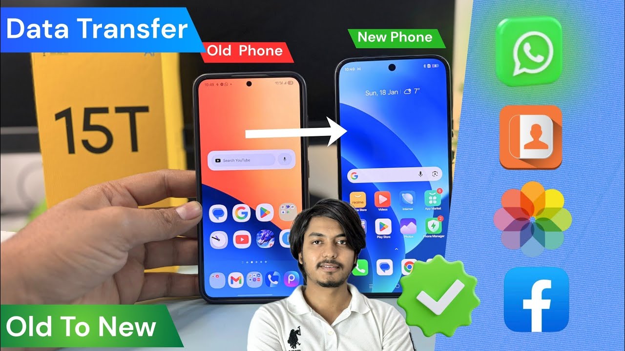 Old Phone Se New Phone Me Data Transfer Kaise Kare | Old To New Phone Data Transfer | transfer Data 