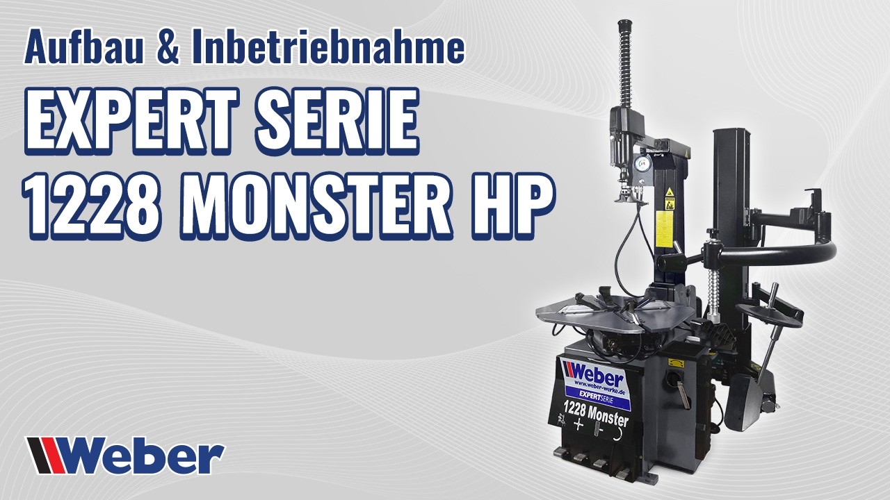Aufbau Reifenmontiermaschine - Expert Serie 1228 Monster HP