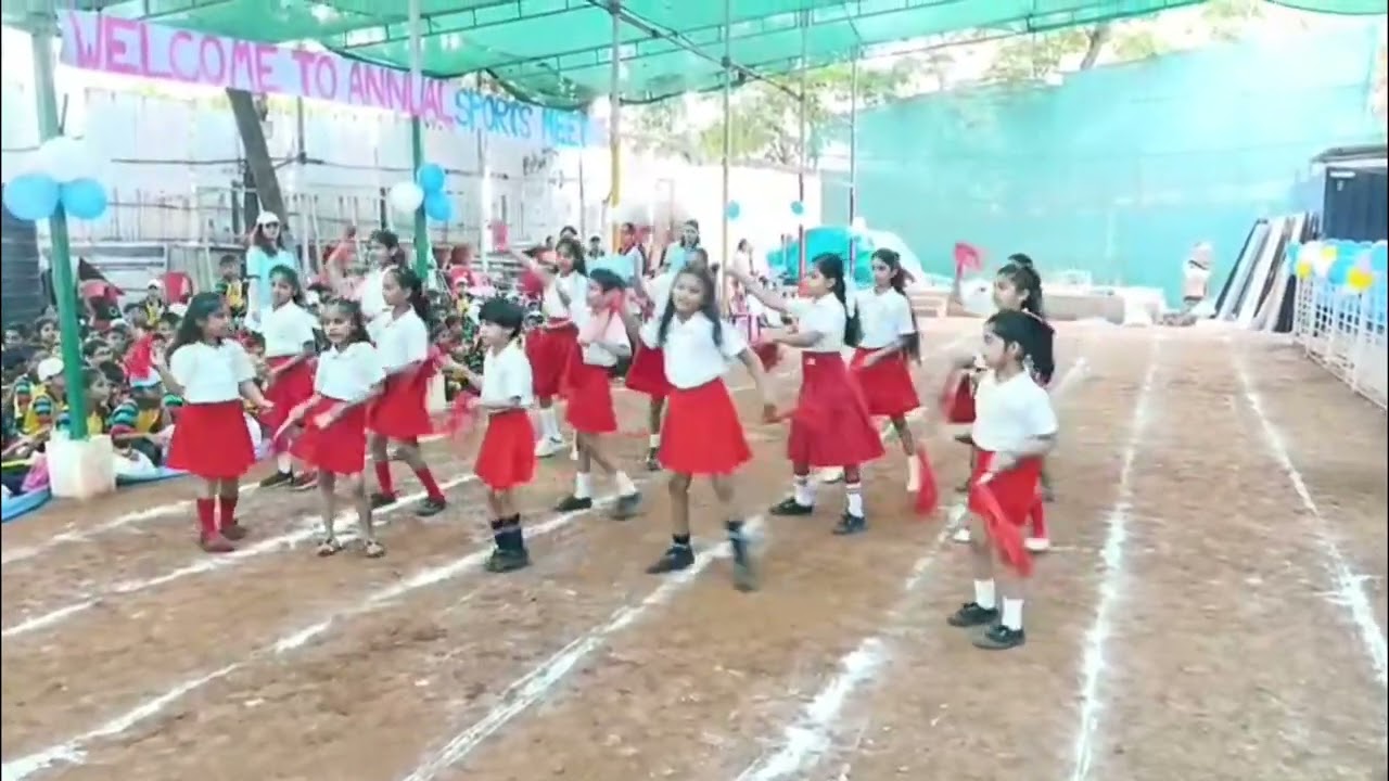 KCA St Francis of Assisi International School & Junior Clg Primary Section Sports day pom pom dance🎉