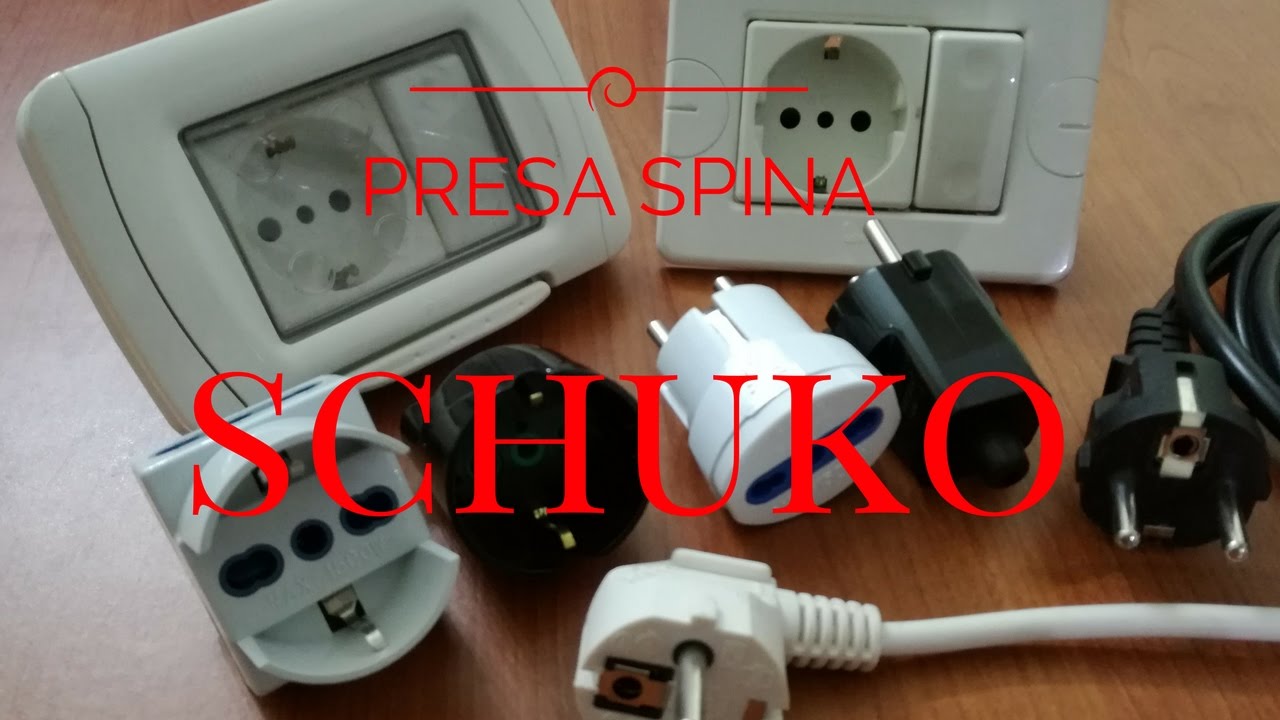 SCHUKO PRESA E SPINA