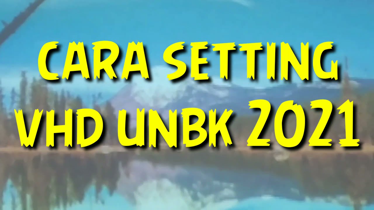 cara setting server UNBK 2021