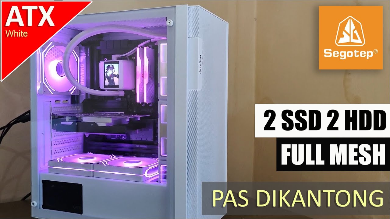 Этот корпус ATX идеально подходит для сборки бюджетного ПК. Он стоит всего около 300 тысяч рупий ...