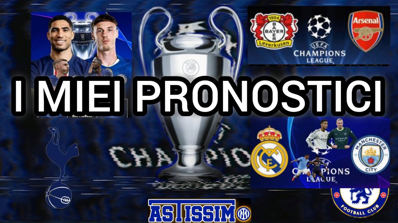 PRONOSTICO gli OTTAVI di UEFA CHAMPIONS LEAGUE 25/26.