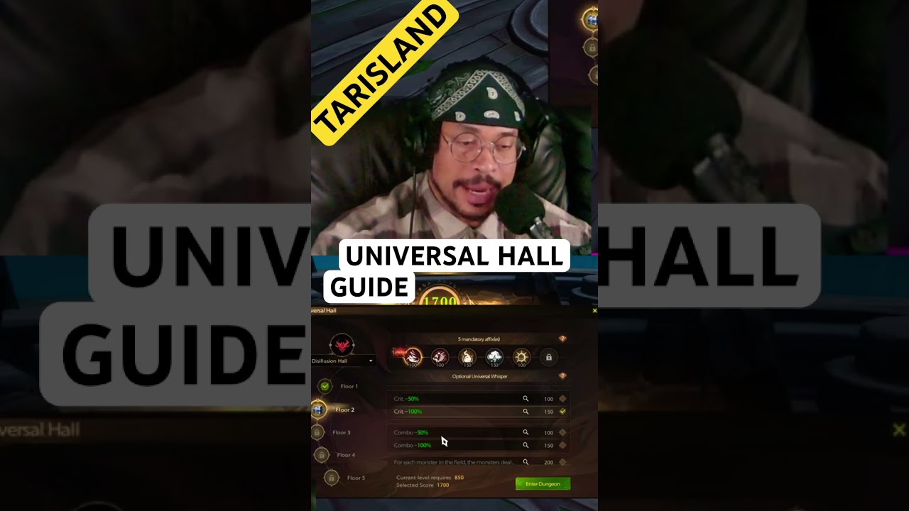 Foolproof Guide To Easily Clearing Universal Hall In Tarisland Every Time! SHORT