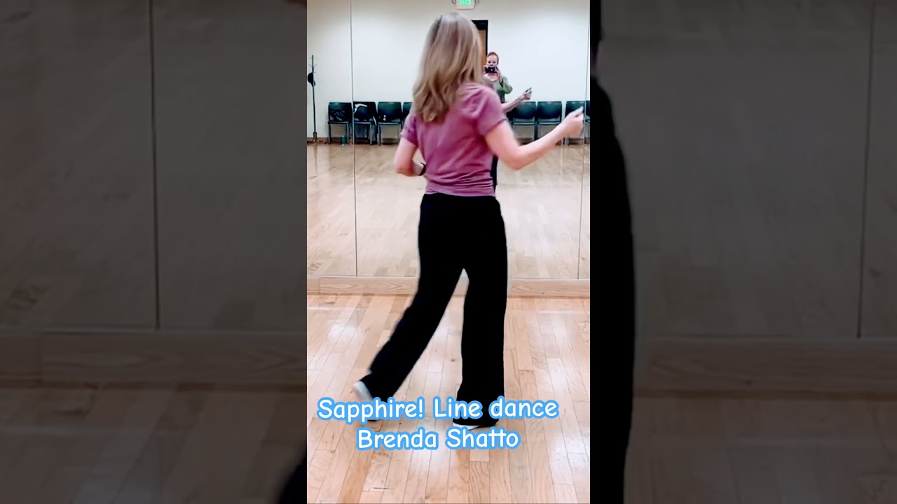 Sapphire! Line dance improver level. 32 counts, 2 walls.