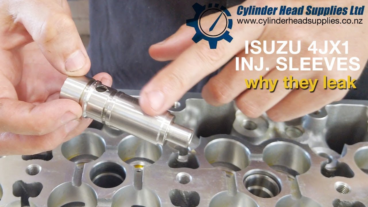 ISUZU 4JX1 injector sleeves. why they leak. 3.0 diesel 4JX1
