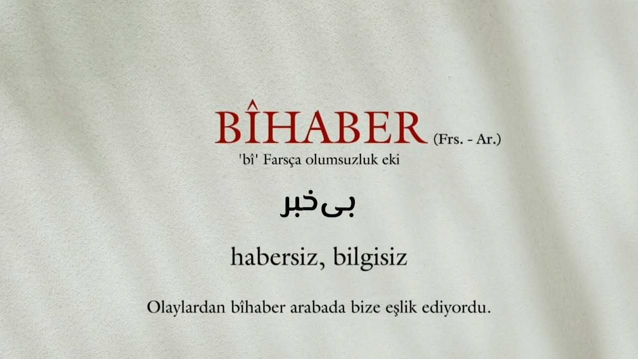 ESKİ TÜRKÇE'de Kullanılan Kelimeler 20 (Örnek Cümlelerle)