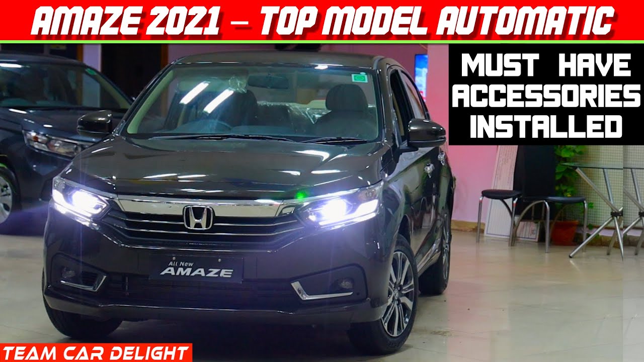 Honda Amaze 2022 Top Model - Walkaround Review with On Road Price | Honda Amaze Facelift 2022