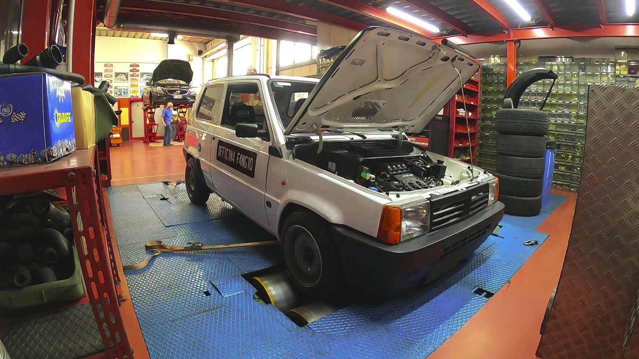 Fiat Panda 1.2 16V BANCO Prova, dyno test