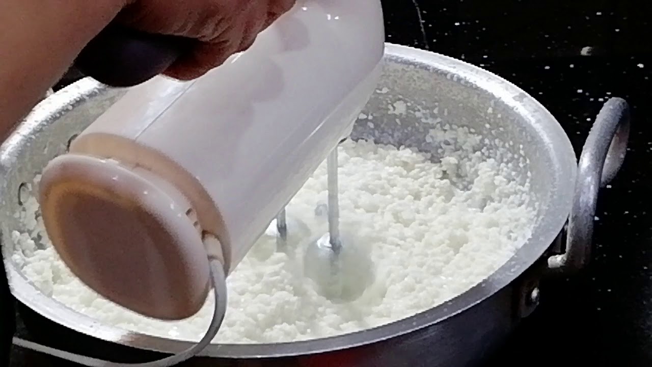 HOME MADE BUTTER RECIPE/How to make butter with electric beater/inUrdu /Hindi by AYESHA RECIPES