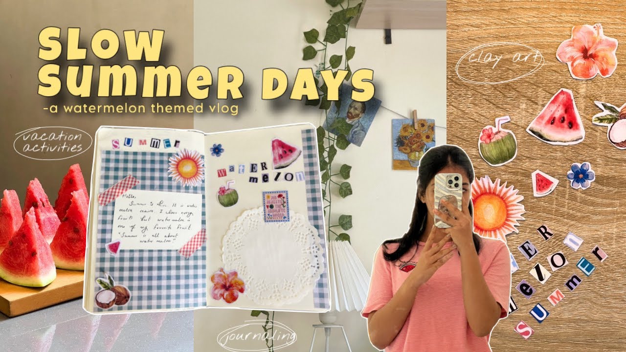 Vlog:37 || Slow Summer Days🍉| watermelon vlog | Malayalam vlog | vacation activities