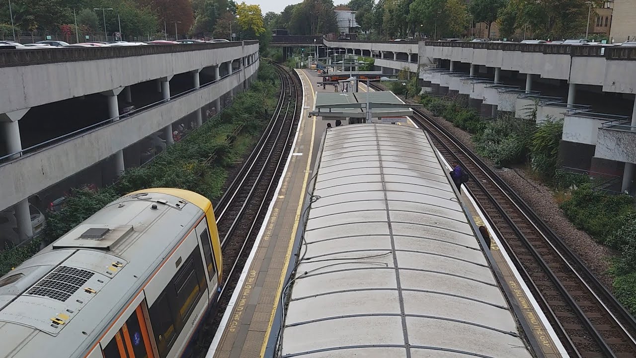 102. Gunnersbury Station Trains from BSI Chiswick Tower Car Park Bridge